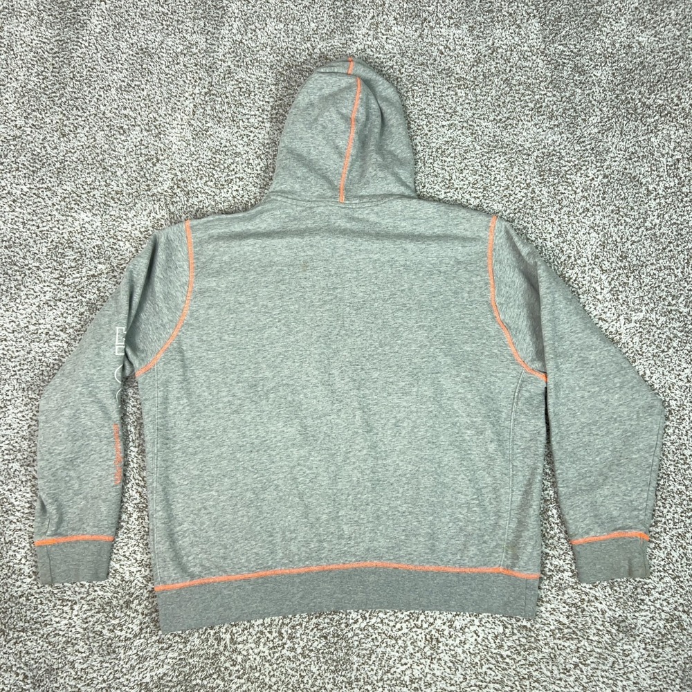 Nike Hoodie Mens XL Gray Pullover Sweatshirt Just Do It Logo Sportswear Sweater - Picture 8 of 11
